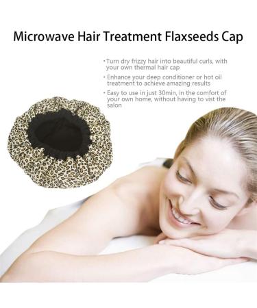 Deep Shower Steam Cap for Hair Heat Therapy - Cordless & Microwavable (Black) - Buy Online on GoSupps.com