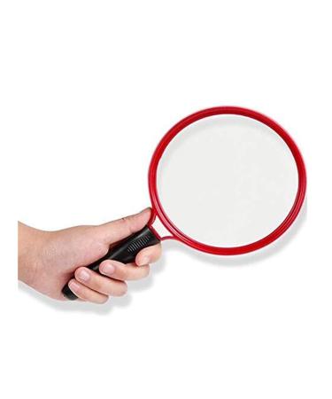 Lightweight Magnifying Glass Hand-Held 10X High-Definition Glass Large Diameter 130Mm Magnifying Glass for The Elderly to Read Maps Books and Newspapers Lofty Ambition