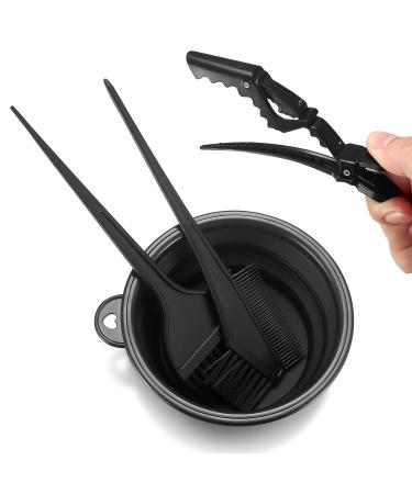 18-Piece Hair Dye Brush Set - Complete Hair Color Accessories Kit | Salon & DIY Tools Gloves Comb Bowl & More - Buy Online on GoSupps.com