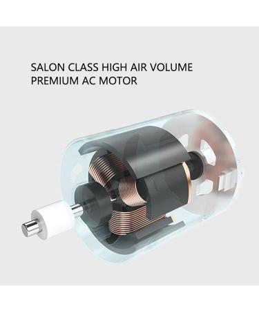 Ionic Hair Dryer 1800W Fast Drying Low Noise Blow Dryer 3 Heat Mode Constant Temperature Negative Ionic Technology Portable Hair Blow Dryer (US Plug 110V) - Buy Online on GoSupps.com