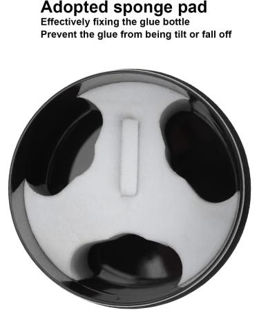 Eyelash Glue Storage Box for Makeup Negative Pressure Large Capacity Lash Extension Adhesive Container Jar(Black) - Buy Online on GoSupps.com