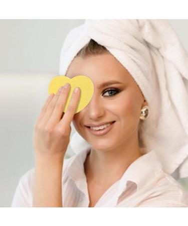 TROONZ Compressed Facial Sponges - Heart Shape Compressed Sponges for Facial Cleansing Face Scrub Sponge for Facial Cleansing Exfoliate Masque Makeup Removal Purple - Buy Online on GoSupps.com