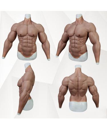 Buy Smitizen Silicone Muscle Suit for Men - Realistic Upper Body Cosplay Costume | Halloween & Carnival Ivory - Buy Online on GoSupps.com