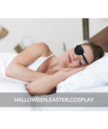 Adjustable Pirate Eye Patch - 2 Pcs Reusable Cosplay Eye Cover for Adults | Left & Right Eye Fit - Buy Online on GoSupps.com