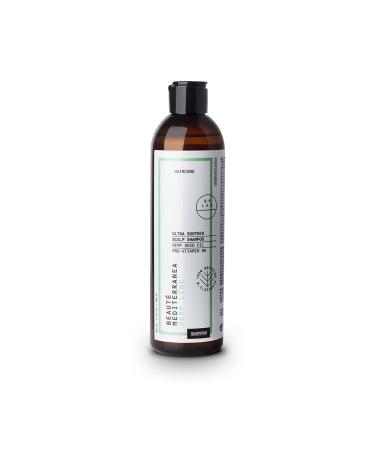 Ultra Soothed Sulfate Free Shampoo - 300 ml - With Hemp Oil - For Dry and Damaged Hair Care - 100% Vegan - Beaut Mediterranea