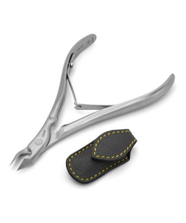 GERMANIKURE Tapered Professional Cuticle Trimmer - 3/4 Full Jaw Nipper - Ethically Made in Germany - FINOX Stainless Steel Sharp Cuticle Remover in Leather Case  Manicure Tool, r157, 7mm 3/4 jaw Tapered - Buy Online on GoSupps.com
