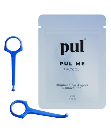 PUL Pack of 2 Aligner Removal Tool Invisalign Remover Tool & Retainer Hook for Clear Aligners Trays & Night Guards Reusable Invisalign Accessories Aligner Hooks & Retainer Removal Hook Blue 2 Pack Blue