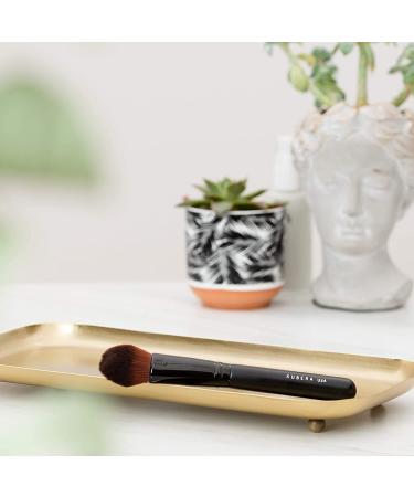 KUBERA Small Pointed Face Powder Blush Brush | 100% Synthetic Hair | Vegan & Cruelty-Free | Precision Makeup Blending - Buy Online on GoSupps.com