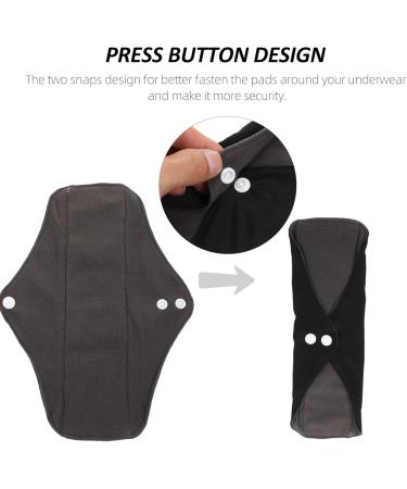 Washable Women's Bandage Pads - Reusable Menstrual Mats & Cloth Sanitary Pads - Portable Bamboo Carbon Fabric - Buy Online on GoSupps.com