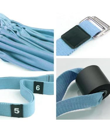 Yoga Fitness Stretching Band - Elastic Strength Training & Stretch Belt for Pilates Ballet Cheerleading - Blue - Buy Online on GoSupps.com