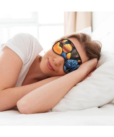 Buy Yellow Pebbles Eye Mask - Soft Elastic Adjustable Sleep Mask for Men & Women - International Shipping Available - Buy Online on GoSupps.com