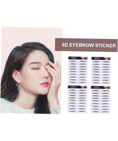 DOITOOL 4pcs Shaper Like Imitation Tool Female Sticker Eyebrows Women Girl Makeup Eyebrow for False Water - Buy Online on GoSupps.com