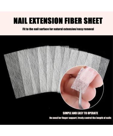 100 Pieces Silk Fiberglass Nail Extensions Kit - Professional Gel Manicure Tool for Fingernail Repair - Buy Online on GoSupps.com