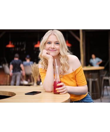 DAKOUFISH 11 Inch Clear Reusable Plastic Drinking Straws - Set of 12 with Cleaning Brush | Dishwasher Safe for 24oz & 40oz Tumblers - Buy Online on GoSupps.com