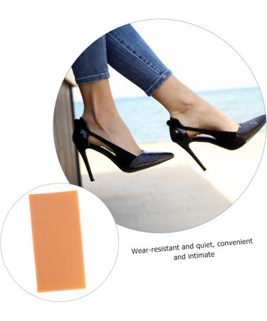 FRCOLOR Yellow Heel Stickers for Shoe Repair | Anti-Slip Sole Pads & Cushions | Durable Chunky Heel Rubber Protectors | 18.5X9CM - Buy Online on GoSupps.com