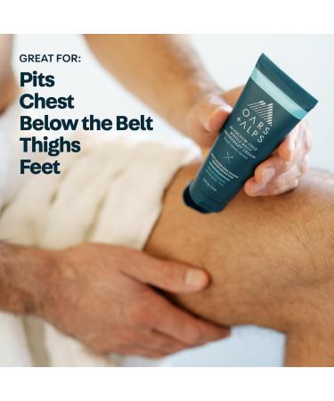 Oars + Alps Whole Body Deodorant Cream For Men - Multi-Action Odor Defense - Aluminum Free Baking Soda Free Anti-Chafe - 2.5 Ounce Tube - Fresh Ocean Splash - Buy Online on GoSupps.com