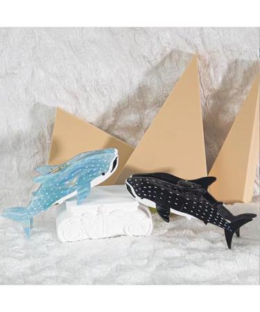 Shark Claw Clips Whale Hair Clips Blue Shark Whale Claw Clips Animal Shape Hair Jaw Clips Barrettes Hair Styling Accessories (AA 1pc) - Buy Online on GoSupps.com