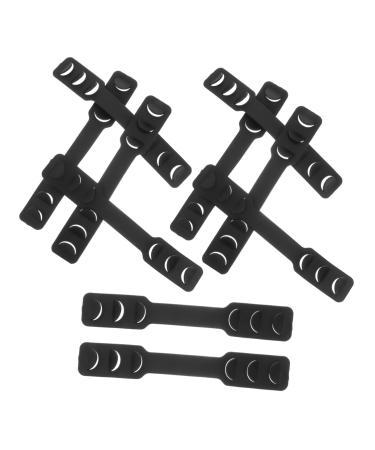 Gleavi 20 pieces Elastic mask strap bucke mouth protection earremal earring tape ear adjustment hook belt hooks Face cover Eargente Extension hooks S hook ear-expander 13.3 2cmx2pcs