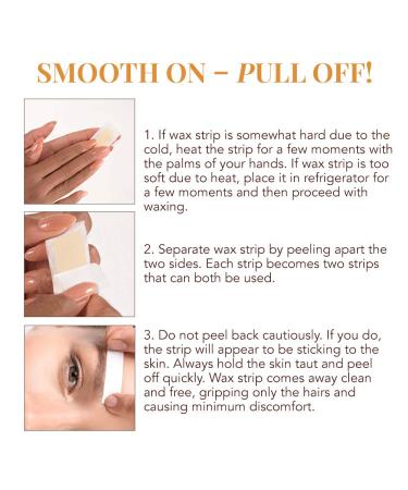 GiGi Face Hair Removal Strips | Pre-Waxed with All-Purpose Honee Formula | 12 Strips - Buy Online on GoSupps.com