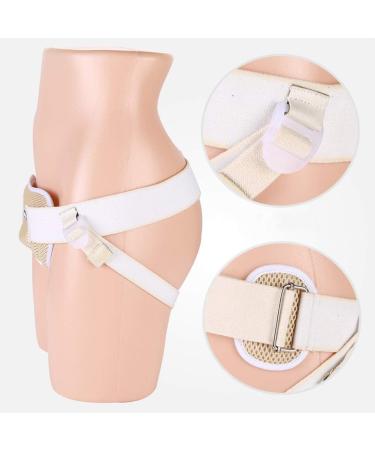 Hernia Belt Truss | Support Brace for Single/Double Inguinal & Sports Hernia | Comfortable Relief for Men & Women with 2 Removable Compression Pads - Buy Online on GoSupps.com