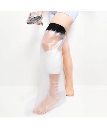 SEALCUFF Waterproof Cast & Bandage Protector Reusable Cast Cover for Shower Adult Arm Leg Foot - Watertight Seal (Adult Short Leg)