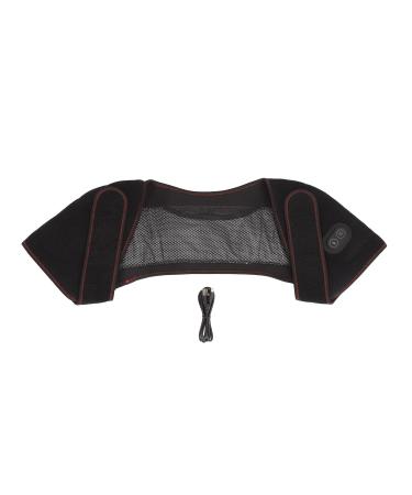 Electrically heated shoulder wrap massage function USB charging portable temperature control to relieve stiffness and muscle relaxation