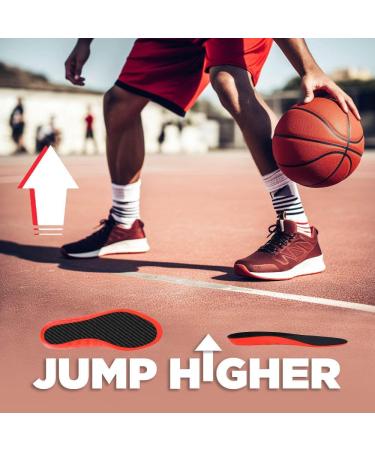 Carbon Fiber Performance Insoles for Men & Women - Shock Absorbing Lightweight Athletic Recovery | Sizes M 6.5-8.5 W 8-10 - Buy Online on GoSupps.com