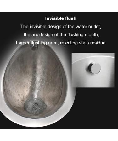 Inodoro moderno para ba o de Acero inoxidable 304 de Pie con drenaje con detecci n autom tica para inodoro p blico descarga autom tica montada en la pared adecuado - Buy Online on GoSupps.com