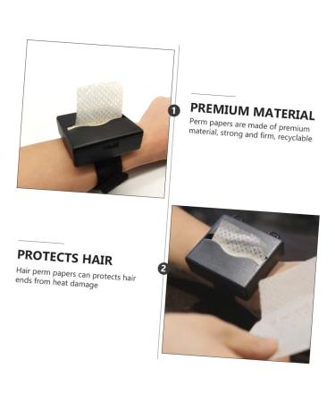 540 pc In-Depth Shaft Black Paper Towels for Hairdressers | Permanent Wave & Coloring Tools | Cold Burn Plastic Toolbox | 1 Pack - Buy Online on GoSupps.com