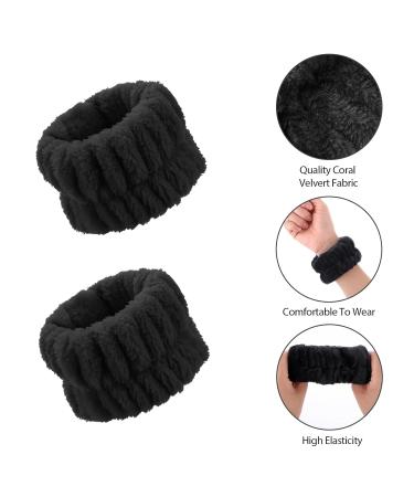 Sibba Sponge Headband & Bracelet Set for Makeup Removal | Women's Terry Cloth Face Wash Headbands | Spa Yoga Shower and Sports Use - Buy Online on GoSupps.com
