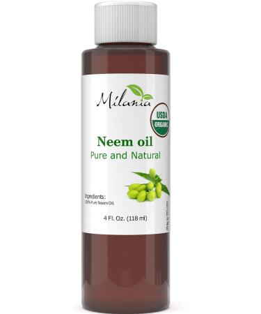 Premium Organic Neem Oil Virgin, Cold Pressed, Unrefined 100% Pure Natural Grade A. Excellent Quality. Same Day Shipping(4 Fl. Oz.)