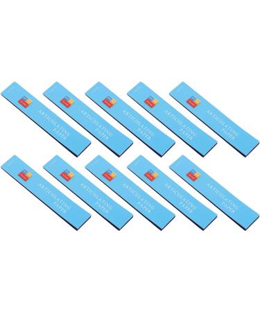 10 Blue Thin Dental Articulation Papers for Prosthesis Inspection - Easy to Use & Accurate Trace Recording - Buy Online on GoSupps.com
