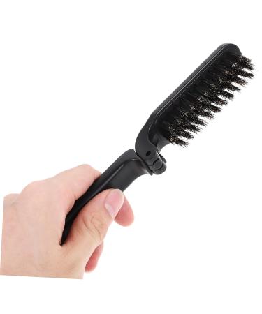 Frcolor Beard Care Brushes for Black Men - Travel-Friendly Foldable Bristle Brushes for Daily Grooming & Cleaning - Buy Online on GoSupps.com