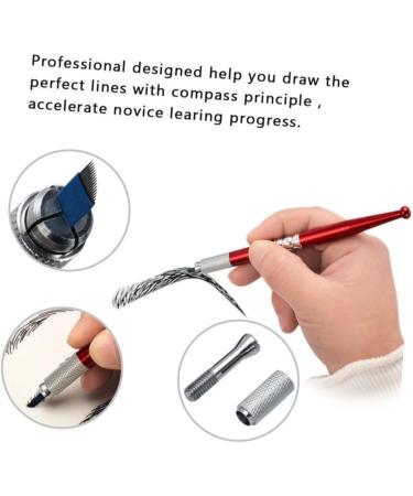 Pen Kit Pink Set Pen Set Microblading Set Pen Kit Hand Pen Pen Case Embroidered Red Set 1 count (Pack of 1) Red - Buy Online on GoSupps.com