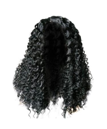 Wig Women Long Hair Black Black Women Long Wavy Curly Cosplay Brazilian Synthetic Hair 80s 50s 60s 70s