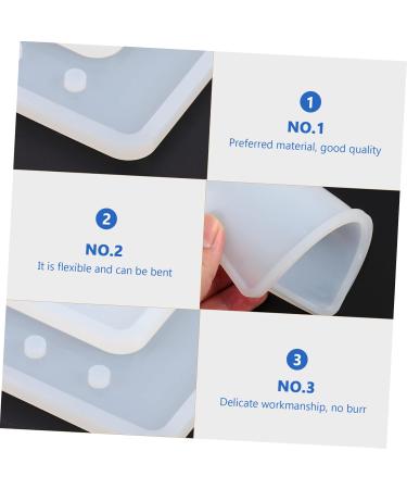 NUOBESTY 4pcs Making Ornament Tool B Diy Molds Crystal Craft Cover Casting A Mold Szies Supplies Silicone - Buy Online on GoSupps.com