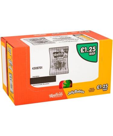 Maynards Bassetts Sweet Bags Jelly Babies 10 x 130g - Buy Online on GoSupps.com
