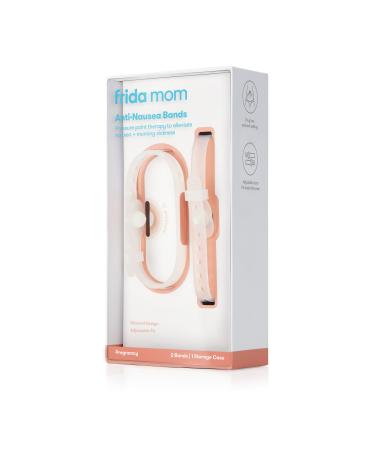 Frida Mom Anti-Nausea Band, 24/7 Morning Sickness Relief Through Pressure Point Therapy, Includes 2 Bands + Storage Case