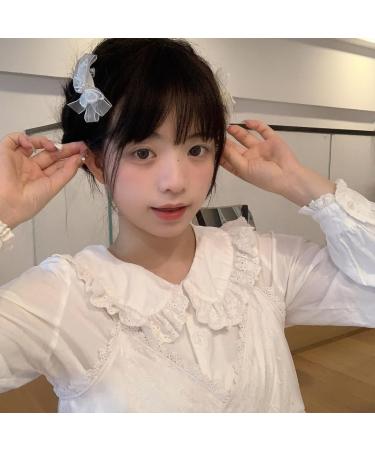 hgnxa Butterfly Hair Clip Women Butterfly Barrettes Butterfly Hairpin w Hair Clip w Barrettes wknot Side Clip Bangs Clip White - Buy Online on GoSupps.com