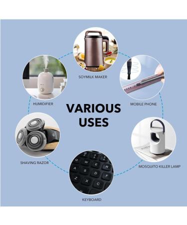 Antetics 10-Piece Electric Double-Sided Shaving Brush Cleaning Set - Nylon Bristle & PP Handle for Men | International Shipping Available - Buy Online on GoSupps.com