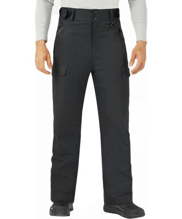 WULFUL Men's Waterproof Insulated Ski Snow Pants Black - X-Large (40-42) - 30L - Buy Online on GoSupps.com
