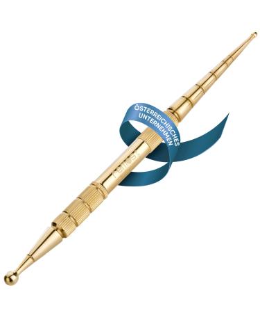 REMOS acupressure pen & meridian pen stainless steel gold length 13cm ball 2.5/6 mm - Buy Online on GoSupps.com