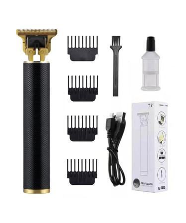 Razors T9 Electric Hair Clipper Wholesale Electric Hair Clipper Tools(Metal Black)