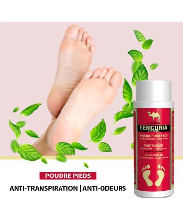 Gercuria: Talc Foot Powder Anti-perspiration Anti-odor 100 g - Buy Online on GoSupps.com