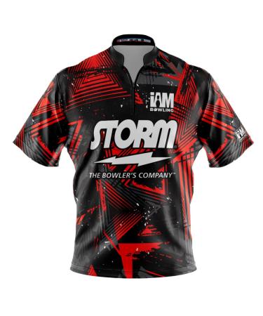 Logo Infusion Dye-Sublimated Bowling Jersey (Sash Collar) - I AM Bowling Fun Design 2015-ST - Storm XX-Large
