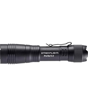 Streamlight 89000 ProTac 2.0 2000-Lumen Rechargeable Tactical Flashlight with USB C Cable, and Holster, Box, Black - Buy Online on GoSupps.com
