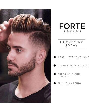 Hair Thickening Spray by Forte Series | Men's Hair Volume Spray | Hair Volumizer with Biotin Peptide Complex | Pre-Styler Hair Thickener Volumizer and Spray Texture Pump (4 oz) - Buy Online on GoSupps.com