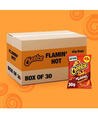 Flamin' Hot Snacks Corn Snacks 30g Bags Spicy Flavor (60 Bags x 30g)