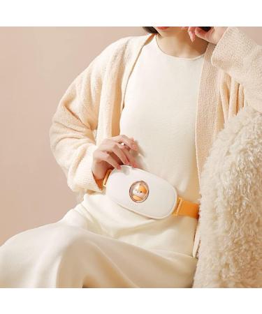 Dariokki Heating Belt for Pain Relief | Uterus Warmth & Menstrual Comfort | Women's Heated Massage Belt - White - Buy Online on GoSupps.com