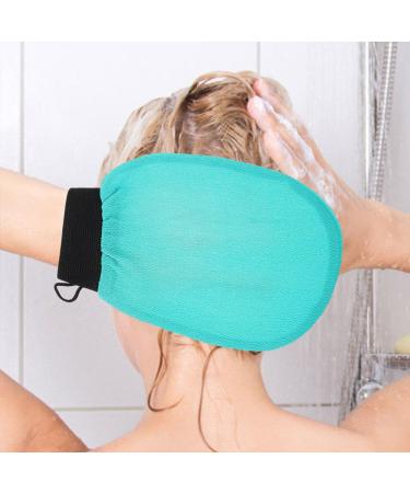 FRCOLOR Exfoliating Glove for Face & Body - Dead Skin Remover Mitt & Body Scrubber (Green) - Best International Shipping - Buy Online on GoSupps.com